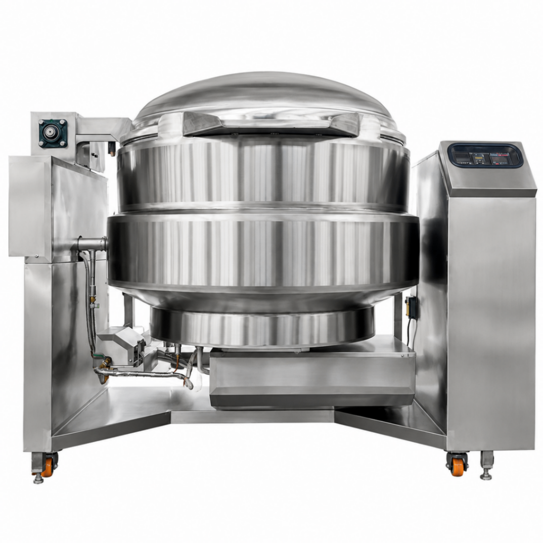 Sarten Volcable 600 Lts Electrica Vuelco Electrico con Valvula Lateral y Tapa Electrica Mixer - FULL