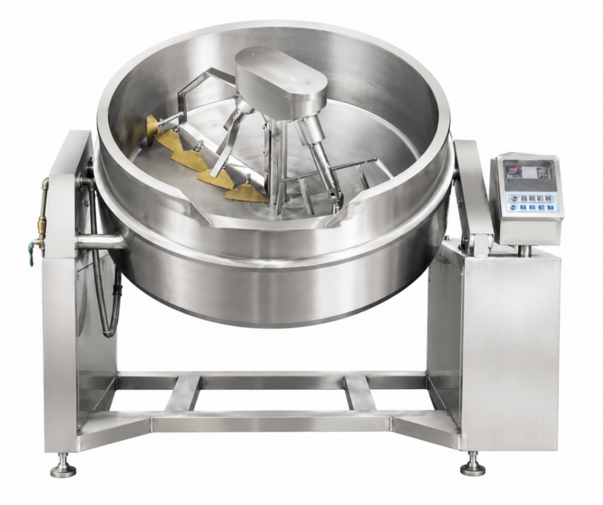 Sarten Volcable 400 Lts a Gas Indirecta Vuelco Hidraulico Mixer Planetario - BASICO