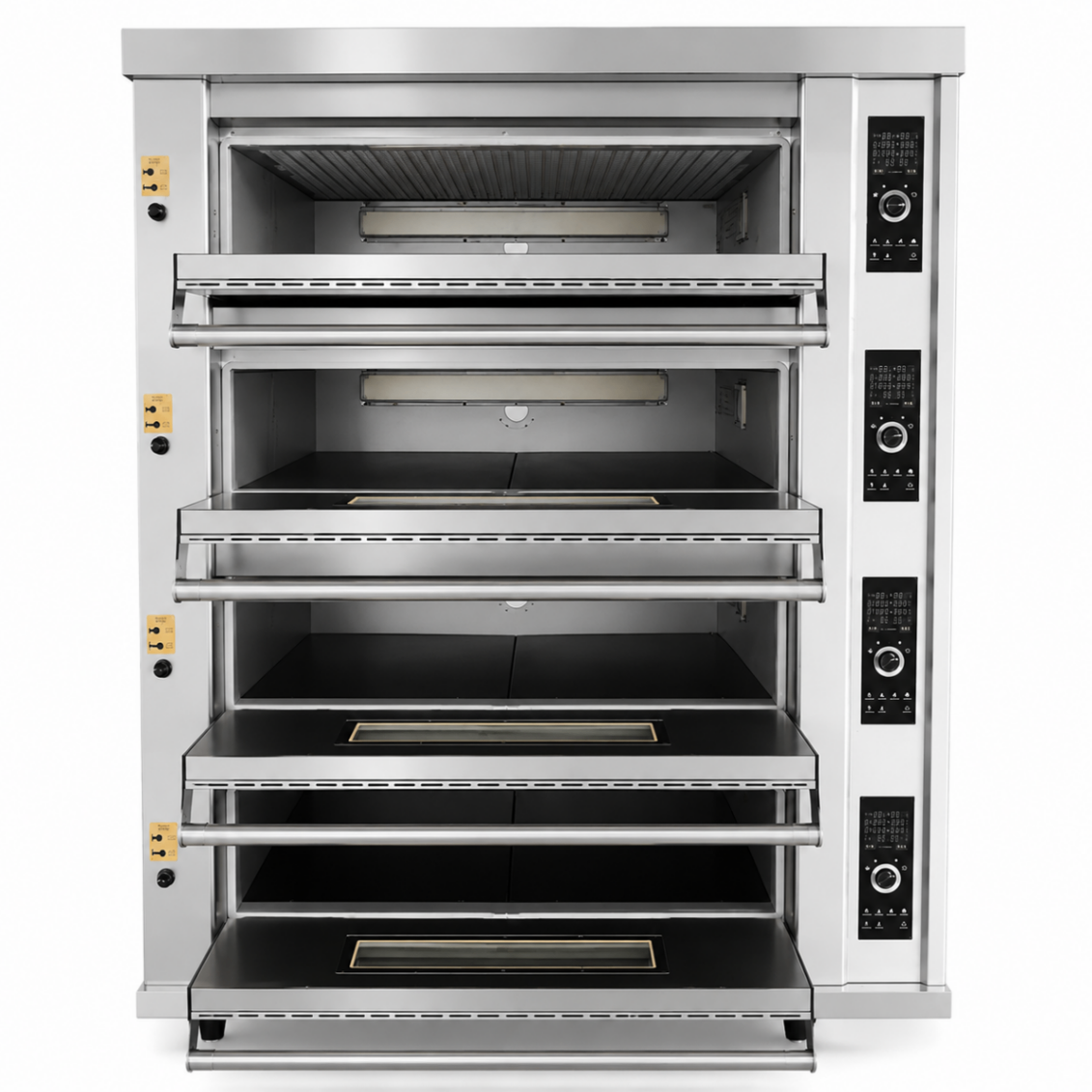 Horno Eléctrico de Piso 4 Cámaras 8 Bandejas 400×600mm S-402 - ESTÁNDAR