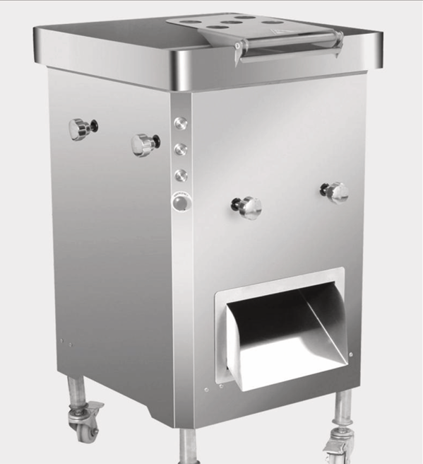 Cortadora de Carne Industrial 800-1000 kg/h para Procesadoras | Doble Cuchilla y Doble Motor Acero
