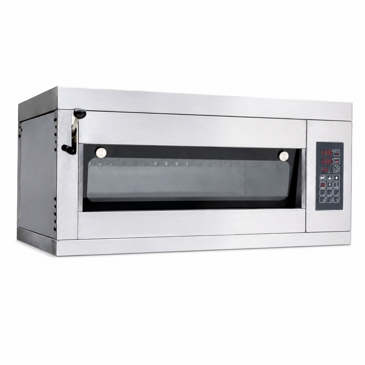 Horno Eléctrico de Piso Estilo Europeo 1 Cámara 2 Bandejas 400×600mm S-E102 - ESTÁNDAR