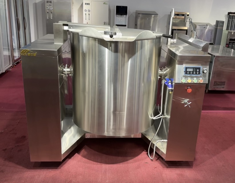 Marmita Industrial con Agitador CZC-13F-200F – 200L – Pantalla Táctil – Inducción
