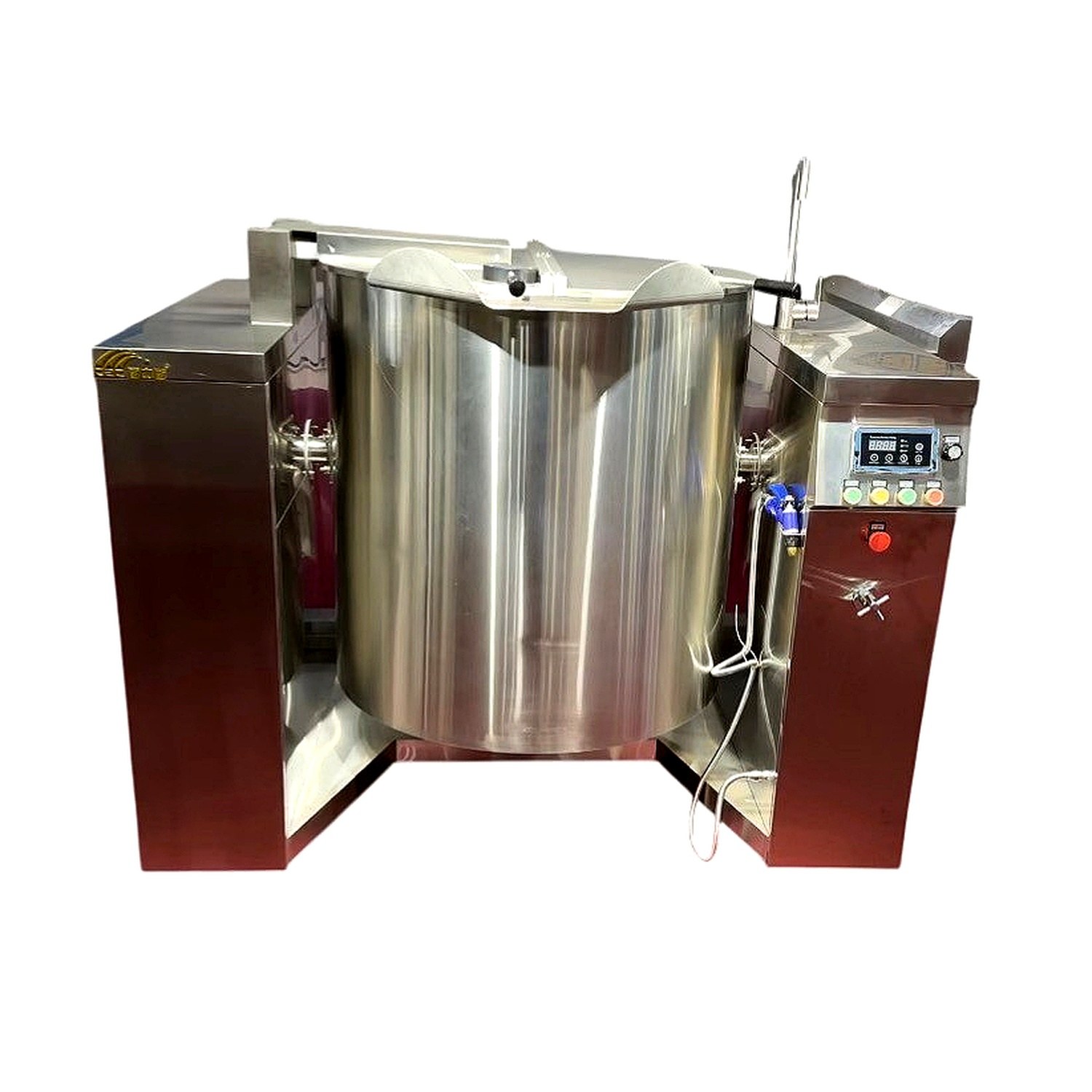Marmita Industrial con Agitador CZC-13F-200F – 200L – Pantalla Táctil – Inducción