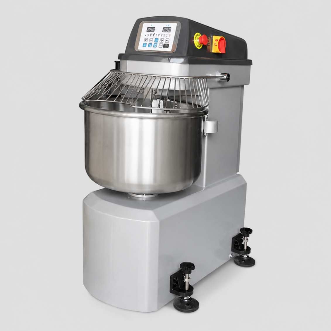 Amasadora Espiral Industrial para 12,5 kg de Harina | Cuba de 30 L para Panaderías y Pizzerías S1-12