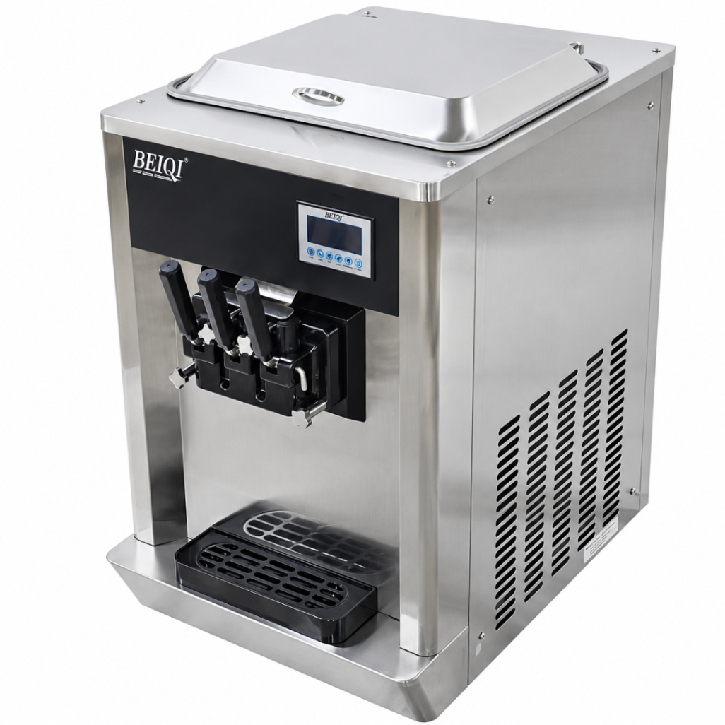 Máquina profesional de helado soft BQ333T – Producción 33 L/h