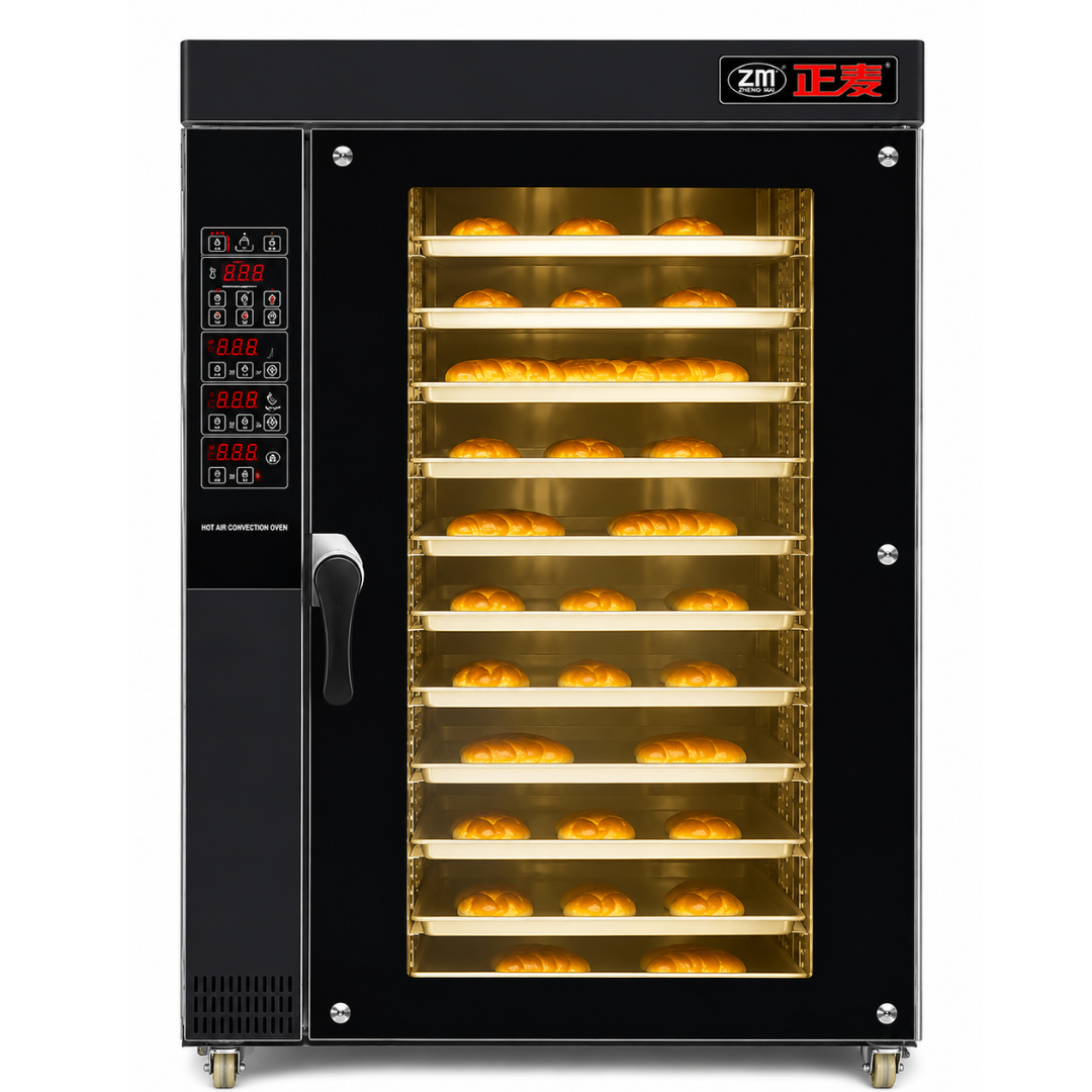 Horno de Convección a Gas ZMR-10M – 10 Bandejas – Panel Digital