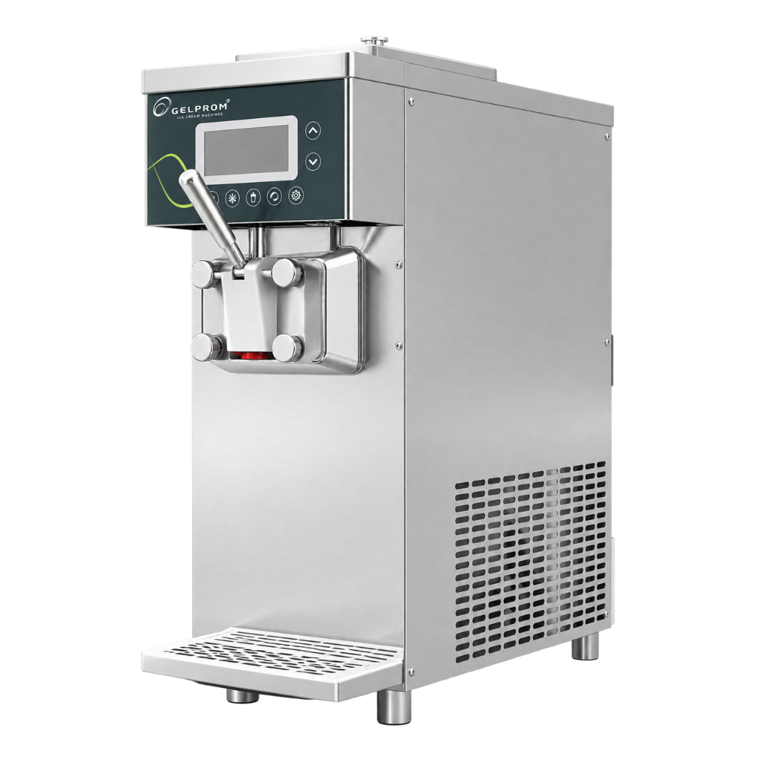 Máquina Profesional de Helado Soft GP100-AP – Sobremesa, 1 Sabor, Pump Feed