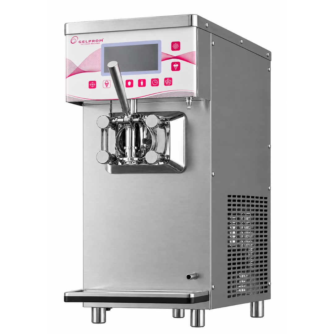 Máquina Profesional de Helado Soft GP100-AP – Sobremesa, 1 Sabor, Pump Feed