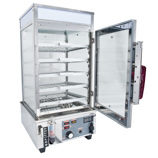 Vaporera de exhibición grande WSSP-872U – Tipo mecánico – Alta visibilidad – 220V – 1.1 kW