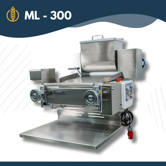 Máquina de Pasta para mezclar y laminar Pastas Rinaudo ML-300