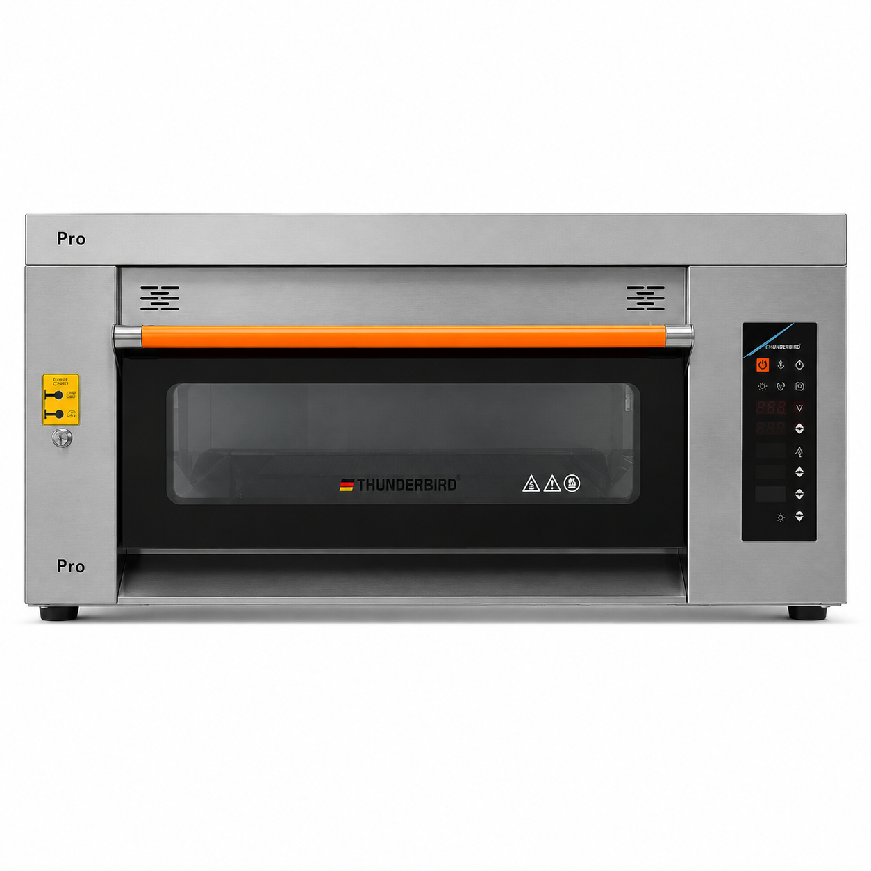 Horno Eléctrico de Piso 1 Cámara 2 Bandejas 400×600mm con Vapor y Piedra S-102F - FULL