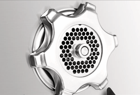 Máquina Combinada Cortadora y Picadora de Carne Cóncavo-Convexa 2200W | Corte Versátil 3.5-5mm OT-3-