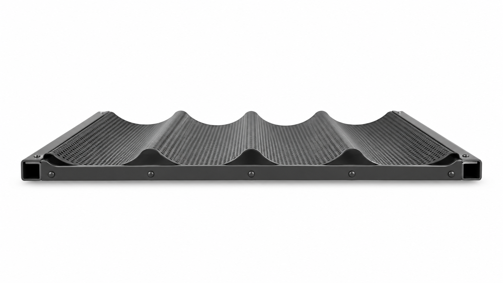 Bandeja Baguette Perforada de 4 Canales 600×400×36 mm | Aluminio y Teflón TS52501002
