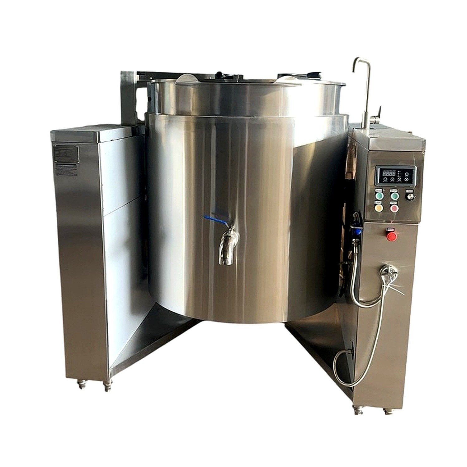 Marmita Industrial con Agitador CZC-13F-500F – 500L – Pantalla Táctil – Inducción