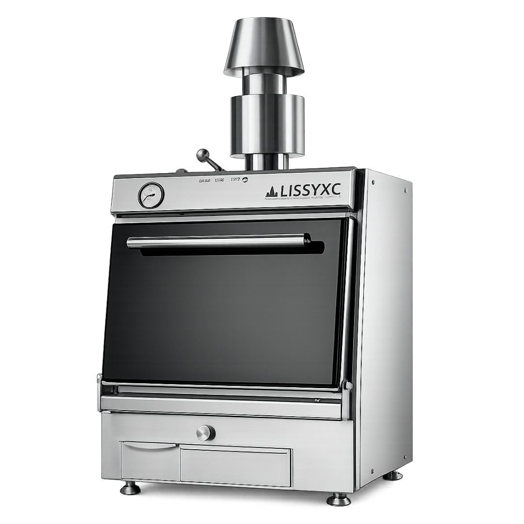 Horno Profesional de Carbón y Leña CS-680 – Acero Inoxidable 304 – Con Chimenea