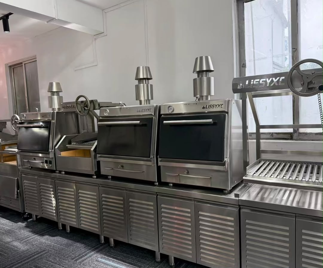 Horno Profesional de Carbón y Leña CS-680 – Acero Inoxidable 304 – Con Chimenea