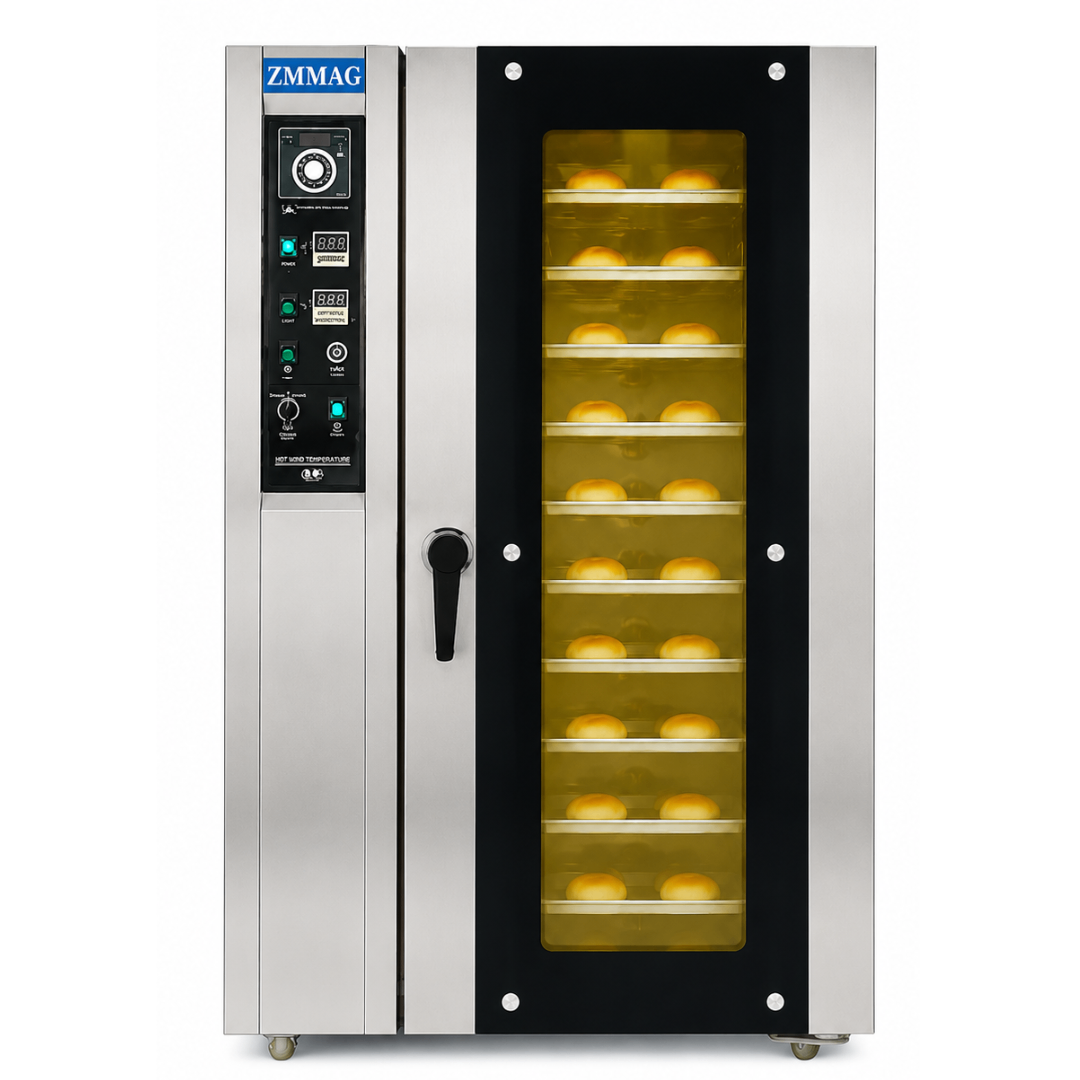 Horno de Convección Eléctrico ZMR-12D – Panel Manual – 12 Bandejas