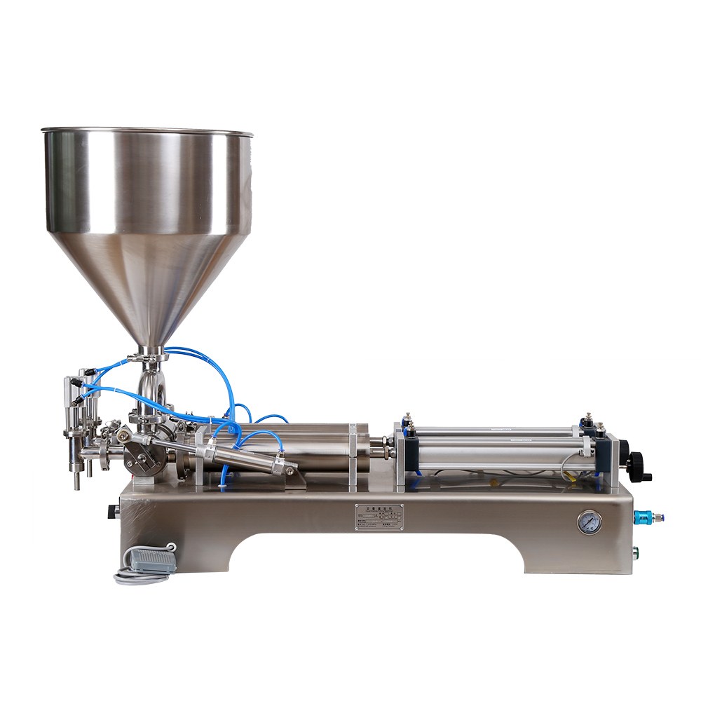 Llenadora Semiautomática Industrial de Pistón 10-100 ml para Líquidos Viscosos y Pastas | 2 Cabezale