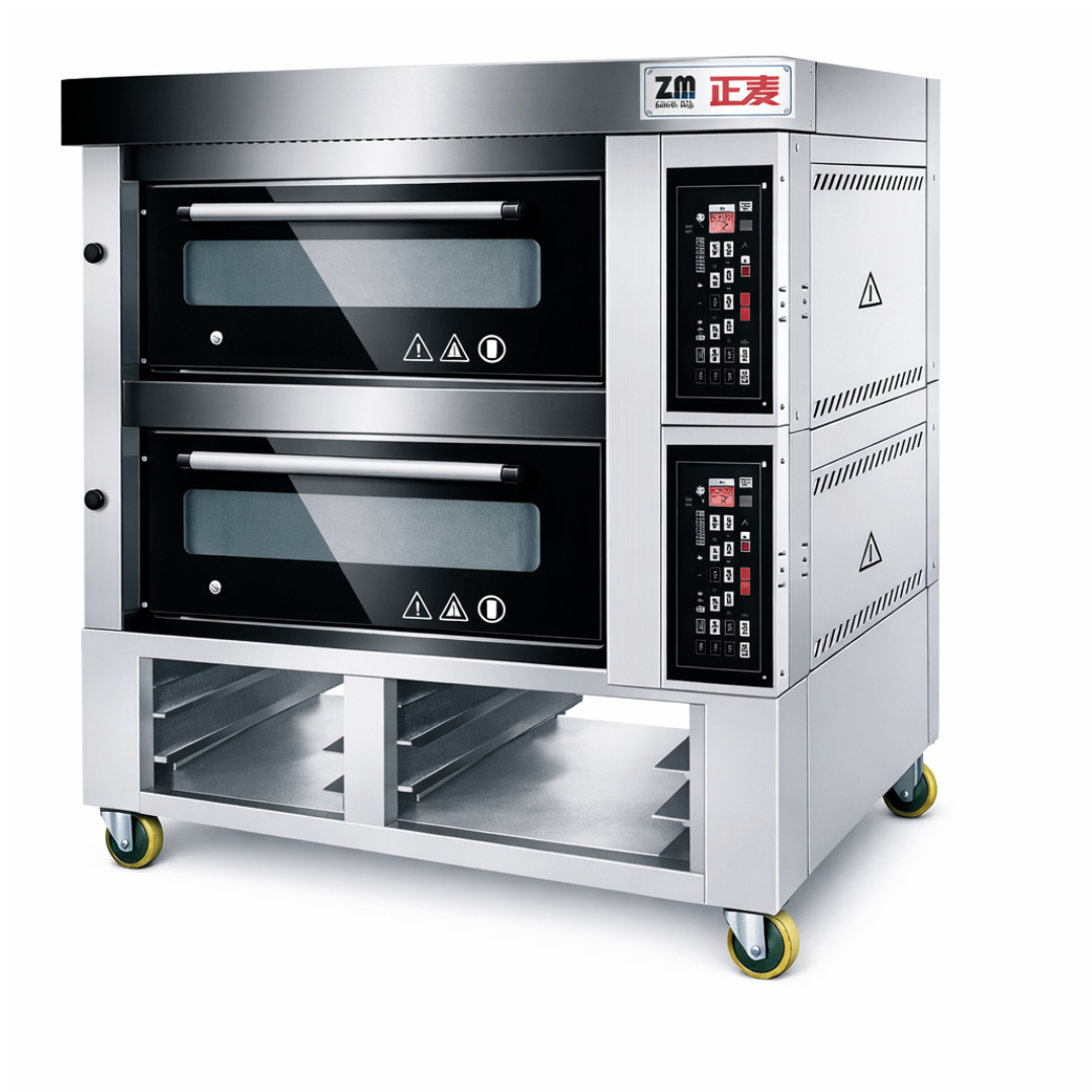 Horno Eléctrico de Piso Profesional ZMC-208D – 2 Cámaras / 8 Bandejas – 380V – 12 kW