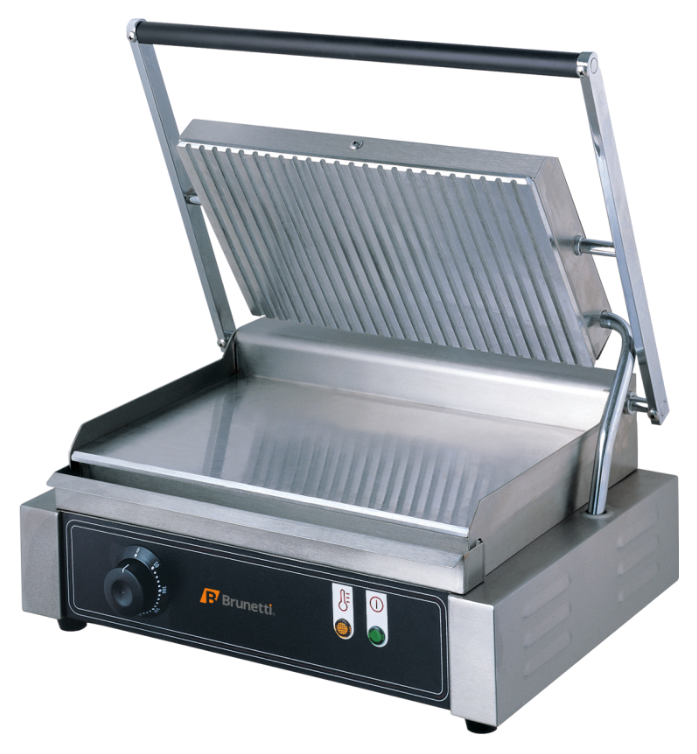 Plancha Eléctrica Reforzada Doble Contacto Brunetti PPG1R