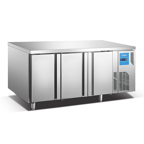 Mesa Fría Congelador Comercial GN 1/1 de 3 Puertas | Mostrador de Frío Negativo 1800mm TD18L3