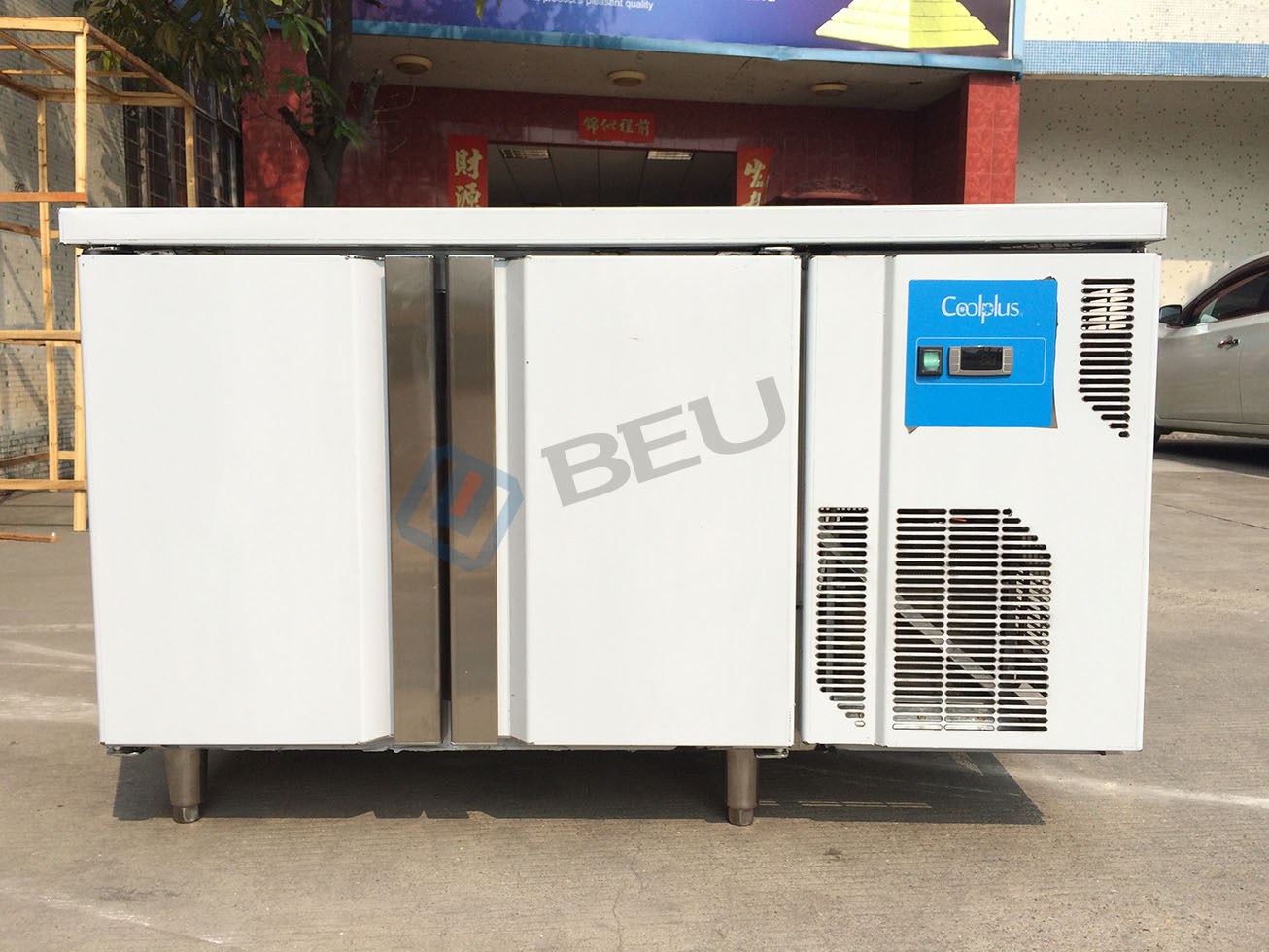 Mesa Fría Congelador Comercial GN 1/1 de 3 Puertas | Mostrador de Frío Negativo 1800mm TD18L3