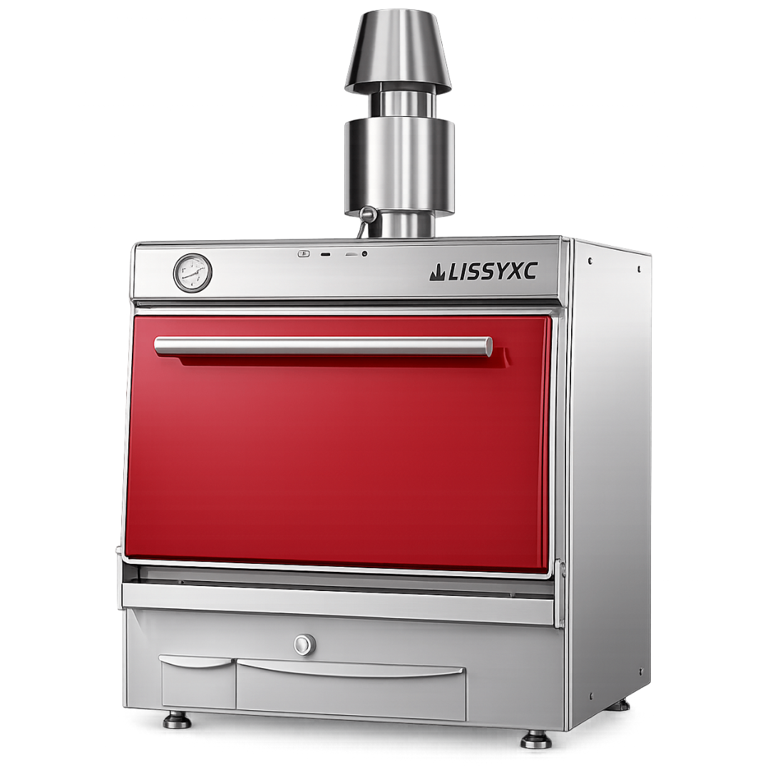 Horno Profesional de Carbón y Leña CS-800 – Acero Inoxidable 304 – Con Chimenea