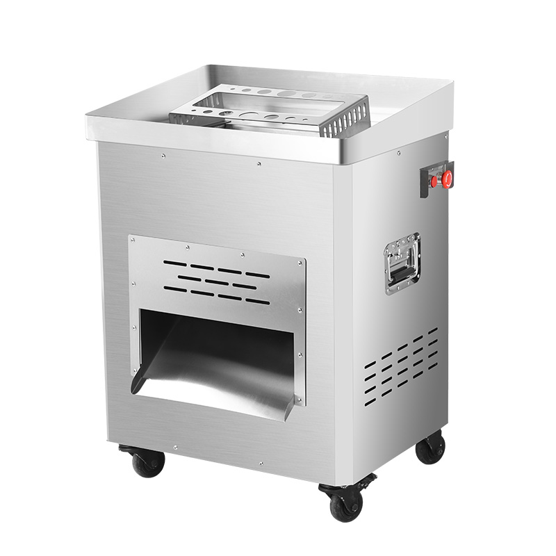 Cortadora de Carne Industrial 600-800 kg/h para Procesadoras | Diseño de Ingeniería con Cuchilla