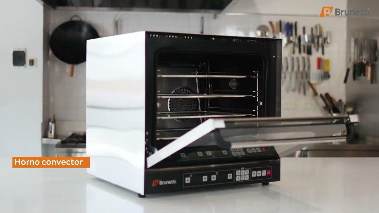 Horno Convección Eléctrico Brunetti HCE43 Cuatro Bandejas 44x32 Cm