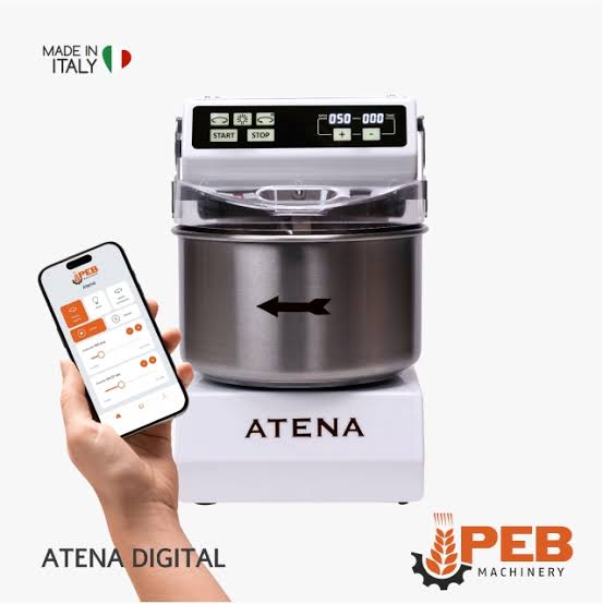 Amasadora de espiral ATENA DIGITAL FULL – 0.37 kW – 230V – 6 kg