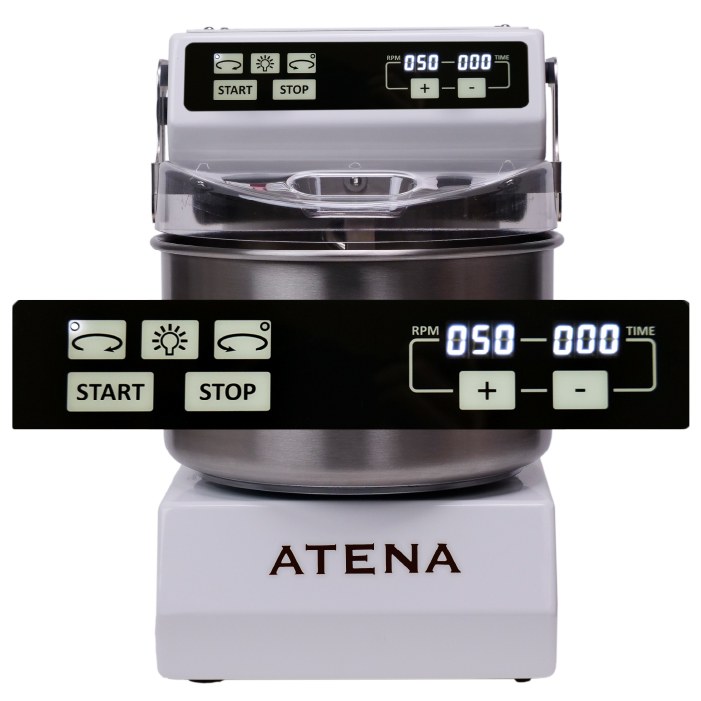 Amasadora de espiral ATENA DIGITAL FULL – 0.37 kW – 230V – 6 kg