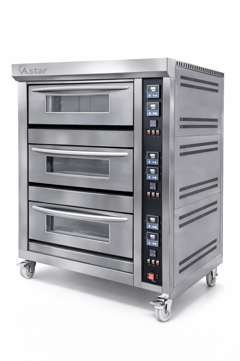 Horno Eléctrico Profesional ASTAR HGD-60D – 3 Pisos, 6 Bandejas