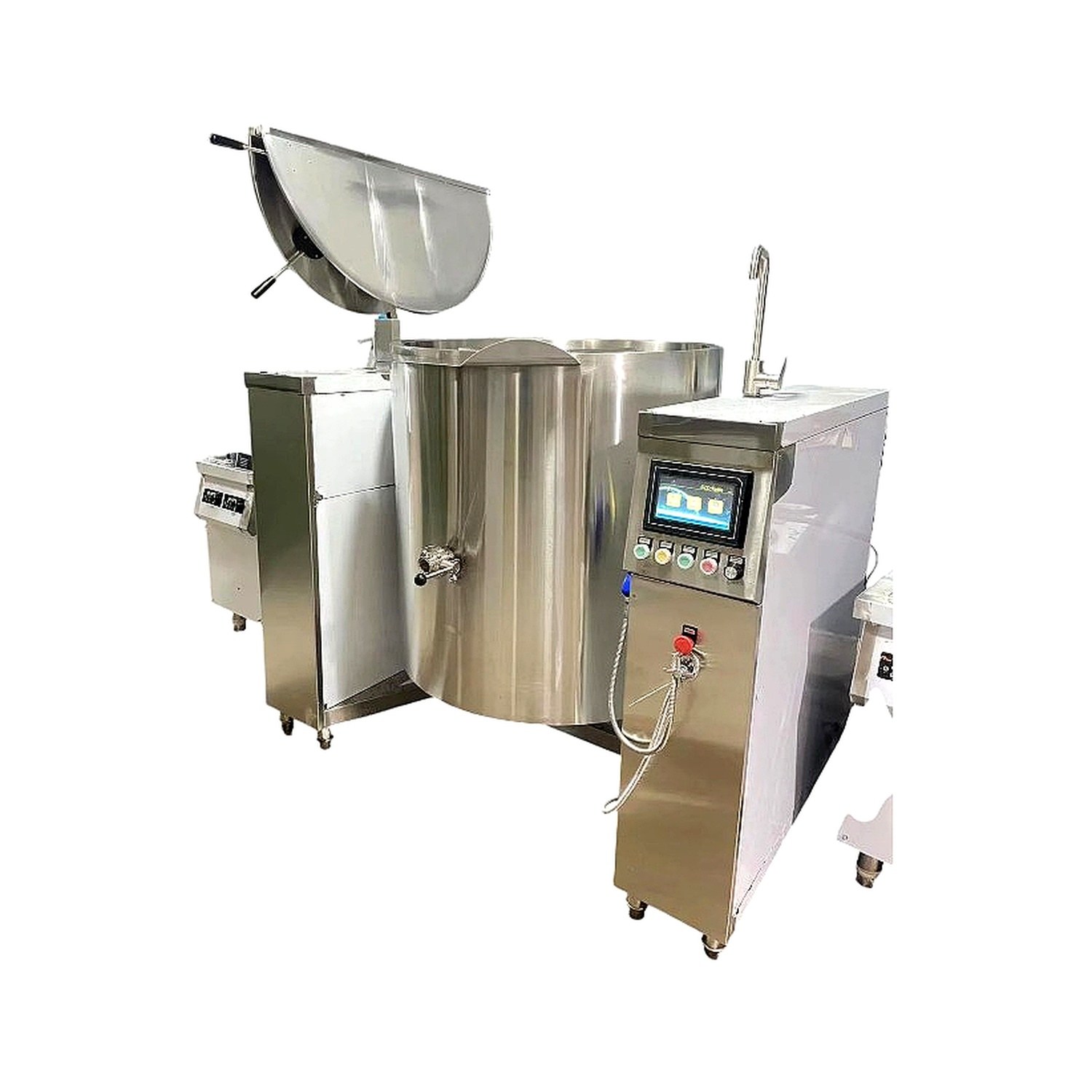 Marmita Industrial con Agitador CZC-13F-300F – 300L – Pantalla Táctil – Inducción