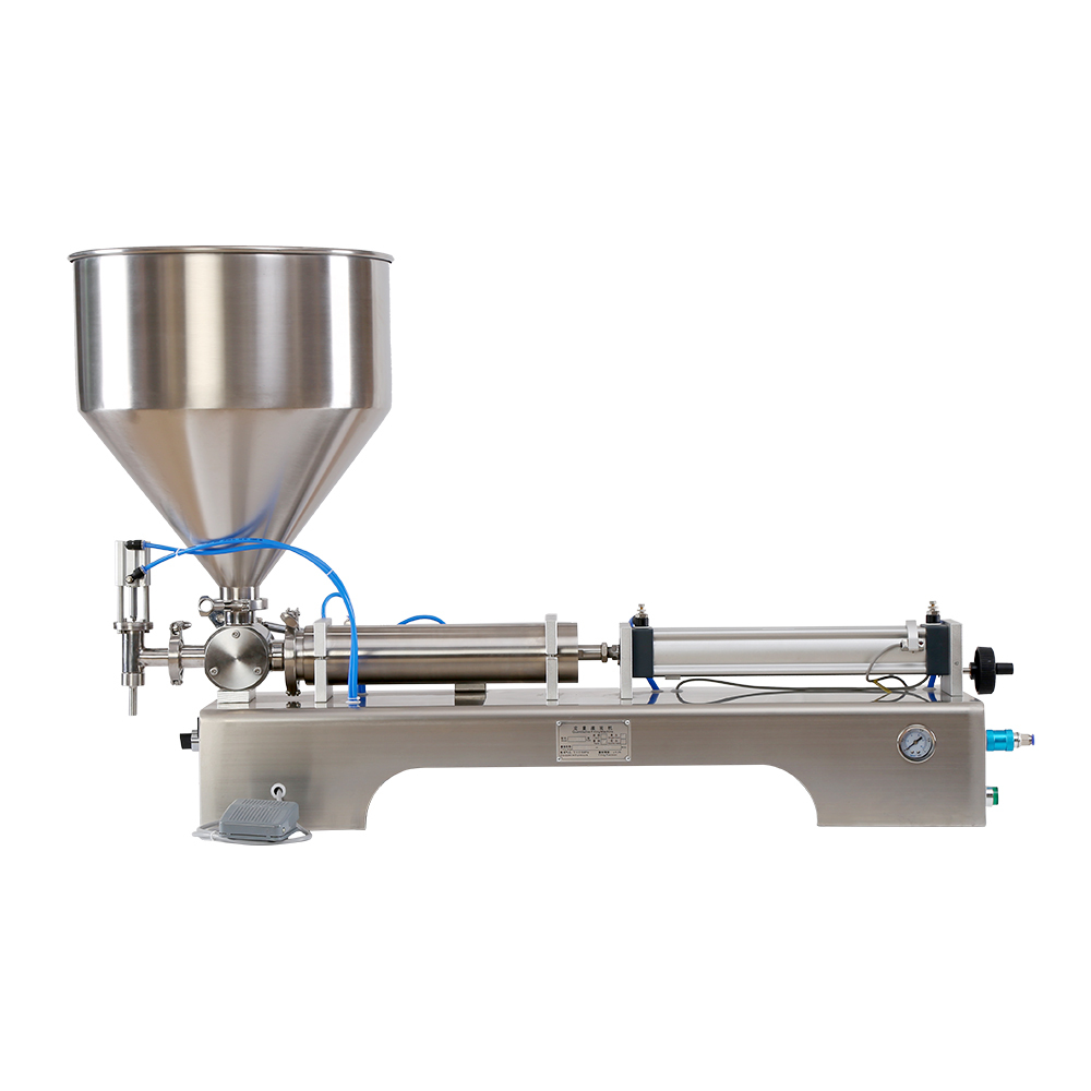 Llenadora Semiautomática Industrial de Pistón 10-100 ml para Líquidos Viscosos y Pastas | 1 Cabezal
