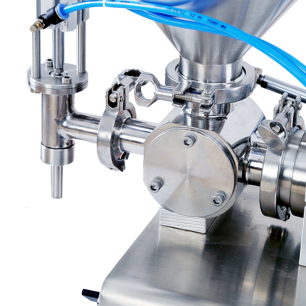 Llenadora Semiautomática Industrial de Pistón 10-100 ml para Líquidos Viscosos y Pastas | 1 Cabezal