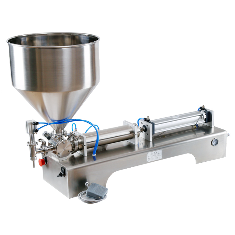 Llenadora Semiautomática Industrial de Pistón 10-100 ml para Líquidos Viscosos y Pastas | 1 Cabezal