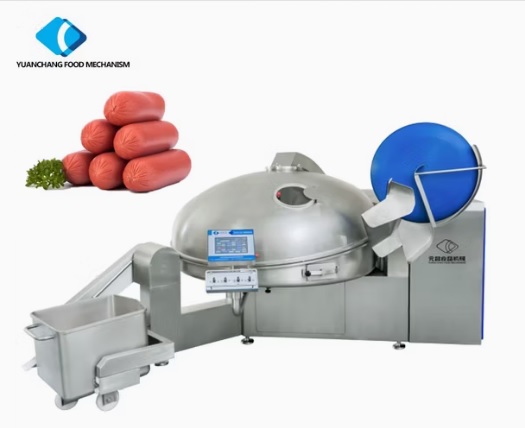 Picadora de Carne de Alta Velocidad ZB-125 – Capacidad 125L – Velocidad 450-4500 r/min – 380V – 33 k