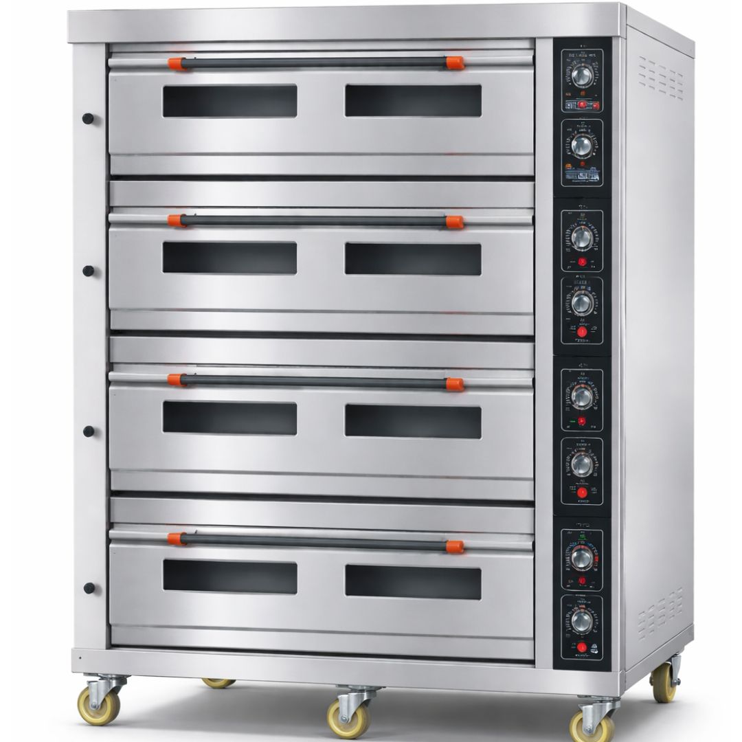 Horno Profesional a Gas de 4 Cámaras y 16 Bandejas para Panadería – ASTAR HGB-416Q