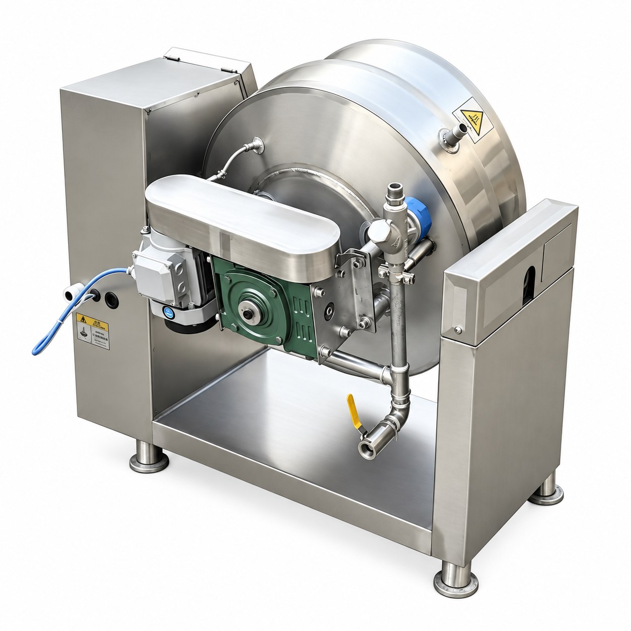 Marmita Basculante/Sartén Volcable 50L Gas Indirecta Vuelco Manual Mixer - BÁSICO