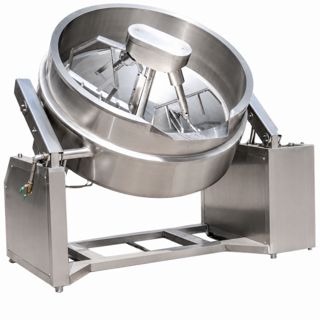 Sarten Volcable 600 Lts a Gas Directa Vuelco Hidraulico Mixer Planetario - BASICO