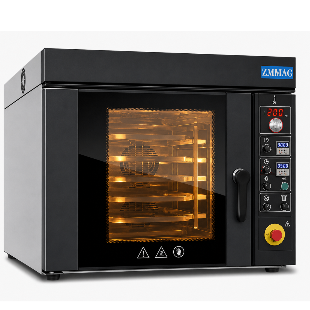 Horno Rotativo Eléctrico ZMRZ-5D – 5 Bandejas – Convección – Panel Manual