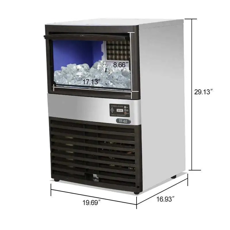 Máquina de Hielo en Cubitos Industrial Compacta - TF-110 - 55kg/24h