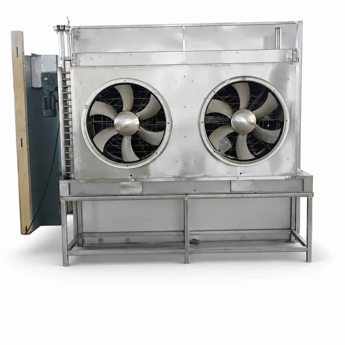 Congelador Espiral Industrial 500kg/h para Alimentos | Sistema Bitzer FSL500