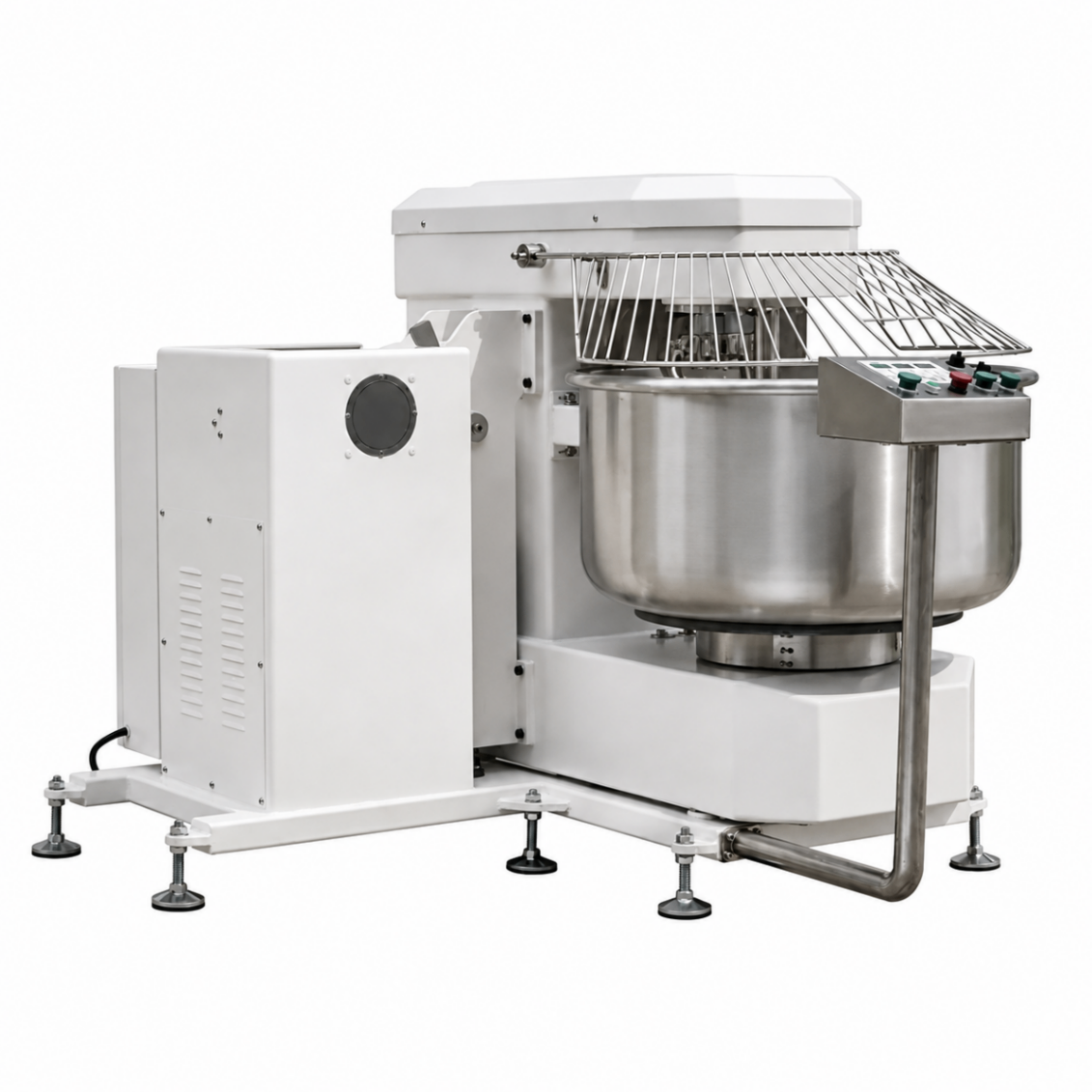 Amasadora Espiral Industrial Basculante Automática 200kg de Masa | 125kg de Harina y Cuba de 250L S-